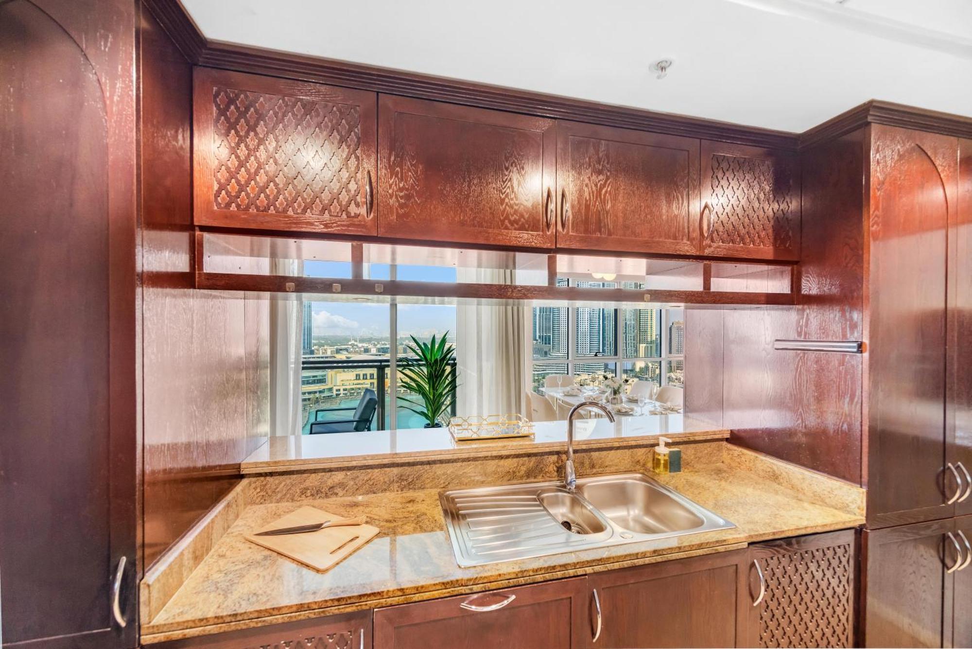 Durrani Homes - Grandiose 5Br Besides Dubai Mall With Burjkhalifa And Fountain View 외부 사진