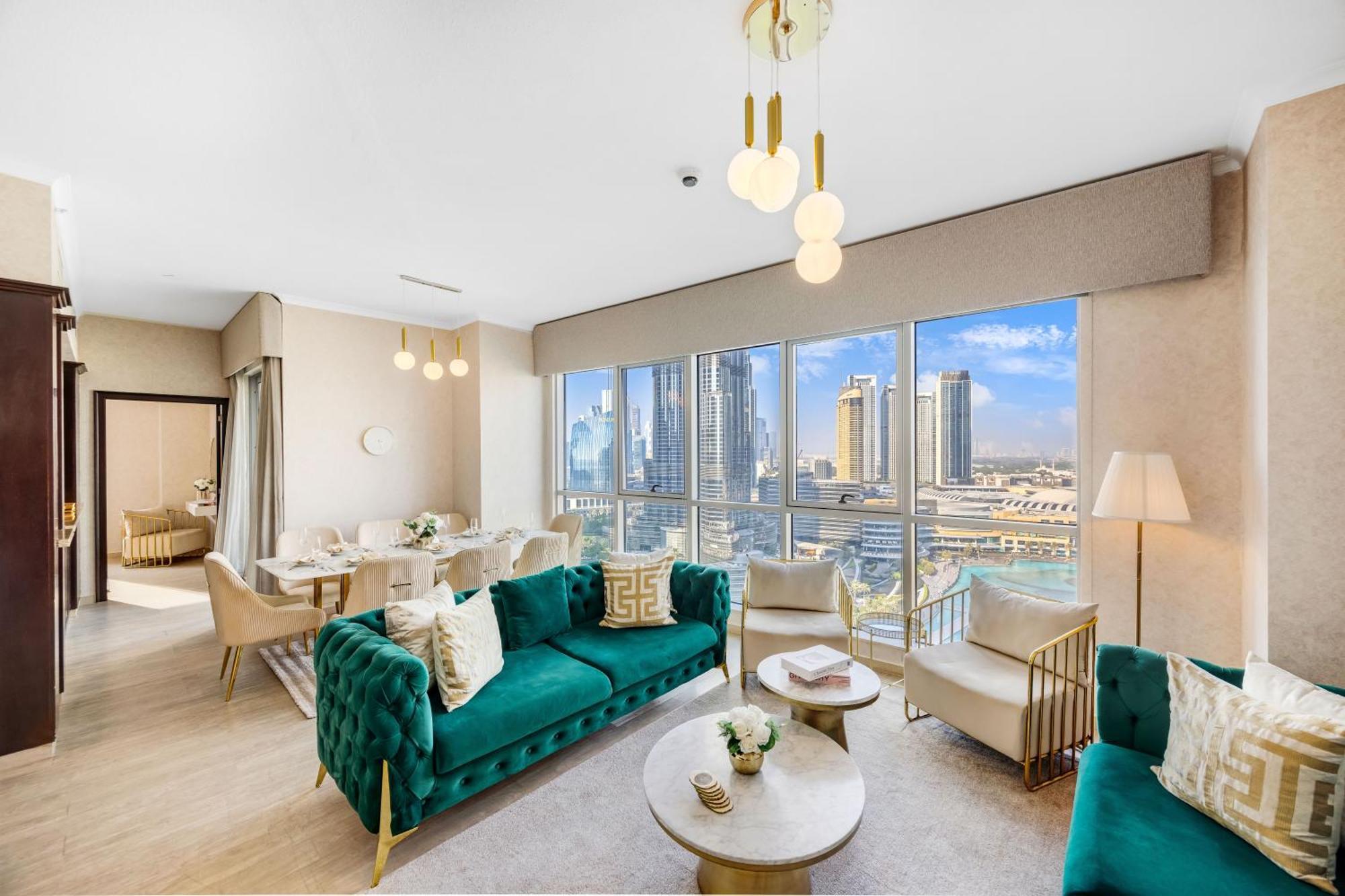 Durrani Homes - Grandiose 5Br Besides Dubai Mall With Burjkhalifa And Fountain View 외부 사진
