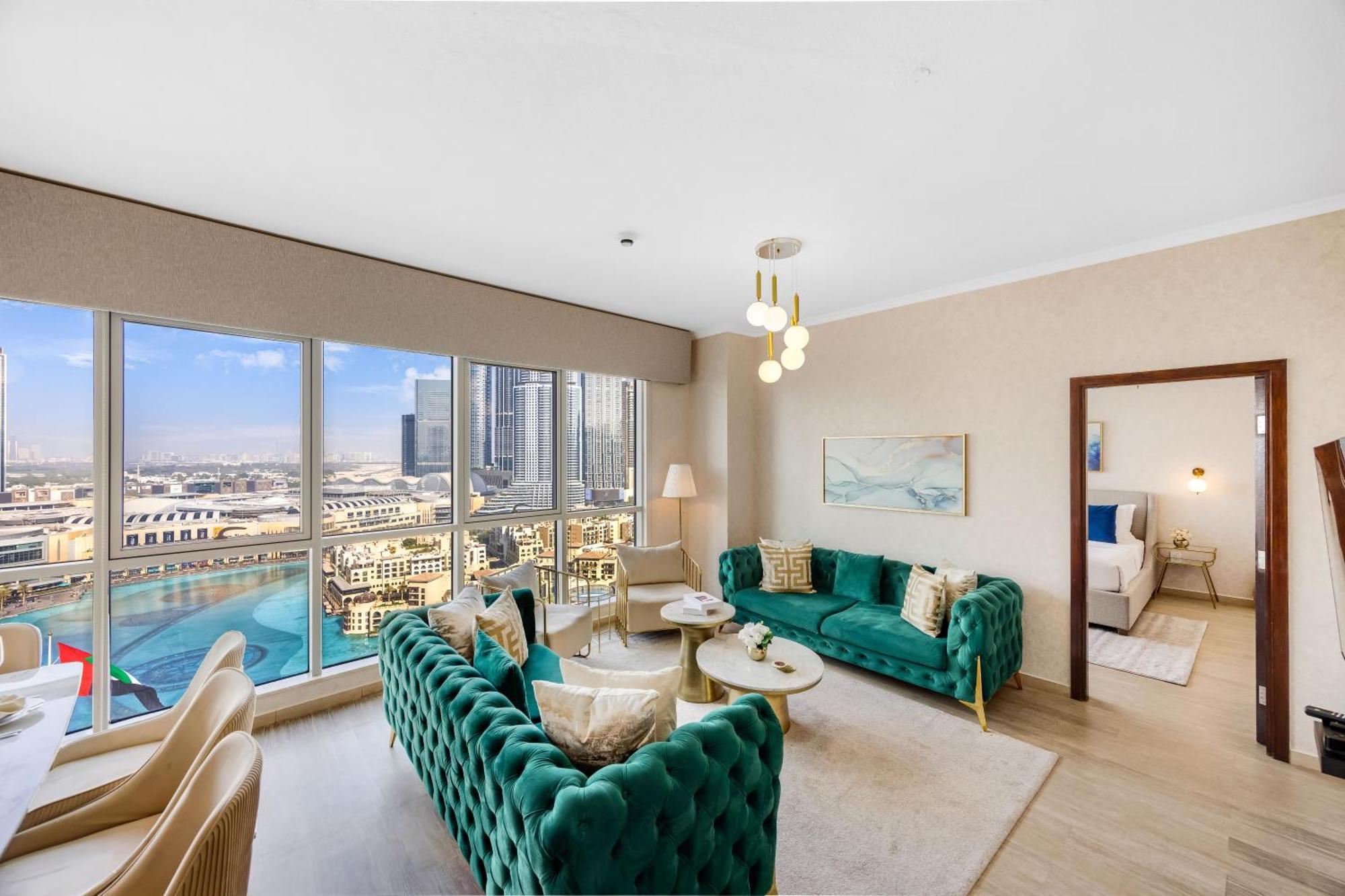 Durrani Homes - Grandiose 5Br Besides Dubai Mall With Burjkhalifa And Fountain View 외부 사진
