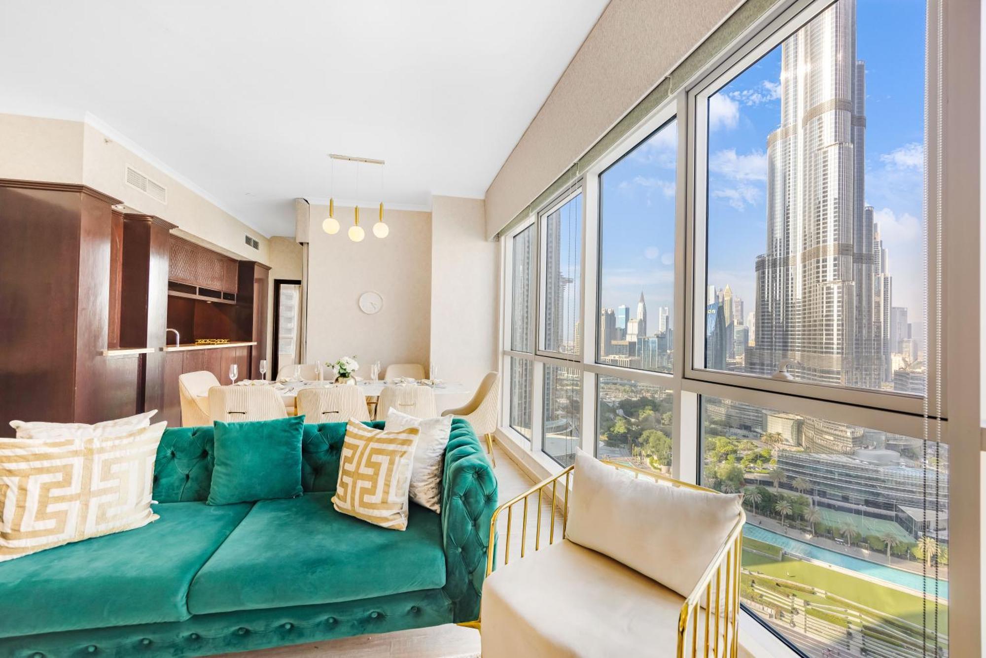 Durrani Homes - Grandiose 5Br Besides Dubai Mall With Burjkhalifa And Fountain View 외부 사진