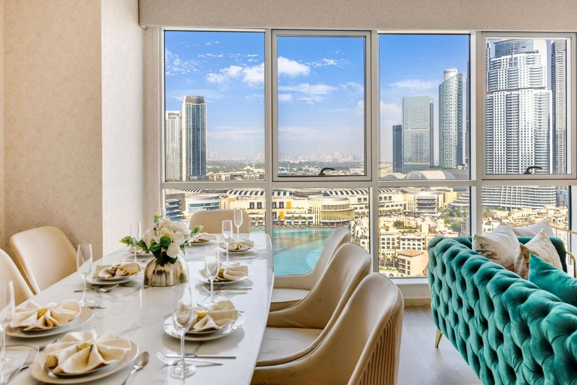 Durrani Homes - Grandiose 5Br Besides Dubai Mall With Burjkhalifa And Fountain View 외부 사진